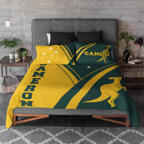 Personalised Aussie Sport Personalised Quilt Cover Set