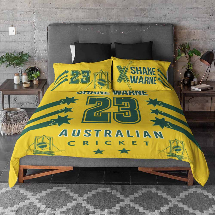 Personalised Australian Cricket Personalised Quilt Cover Set