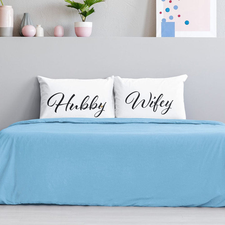 Hubby Wifey Hubby Wifey Pillow Cases