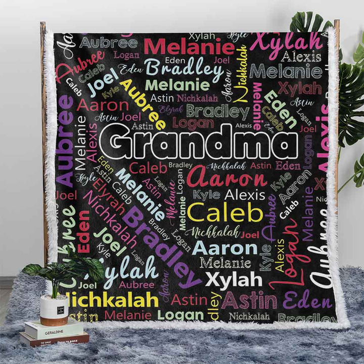 Custom Designed Personalised Plush Sherpa Blankets Custom Designed Personalised Blanket