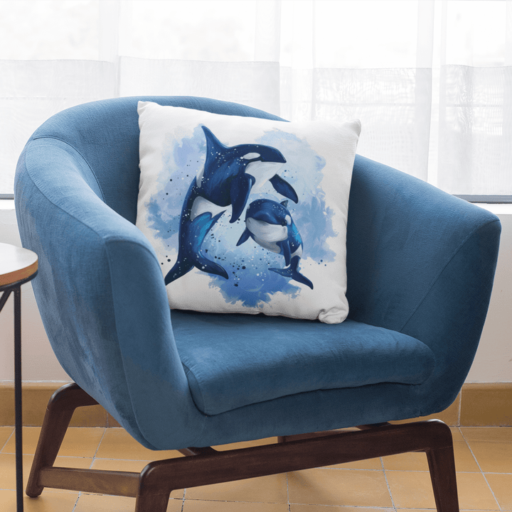 Orcas Of The Sea Orcas Of The Sea Cushion Cover