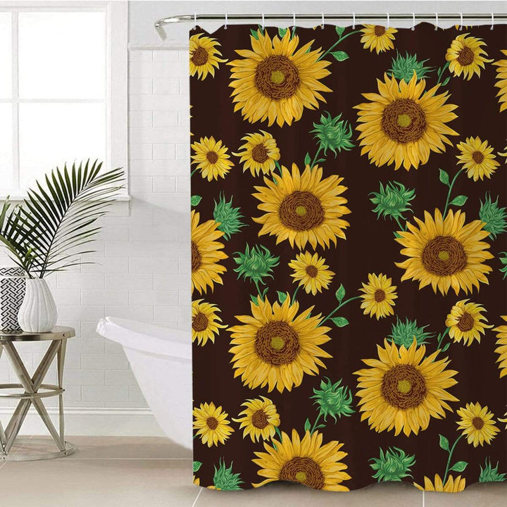 Farmhouse Sunflower Farmhouse Sunflower Shower Curtain