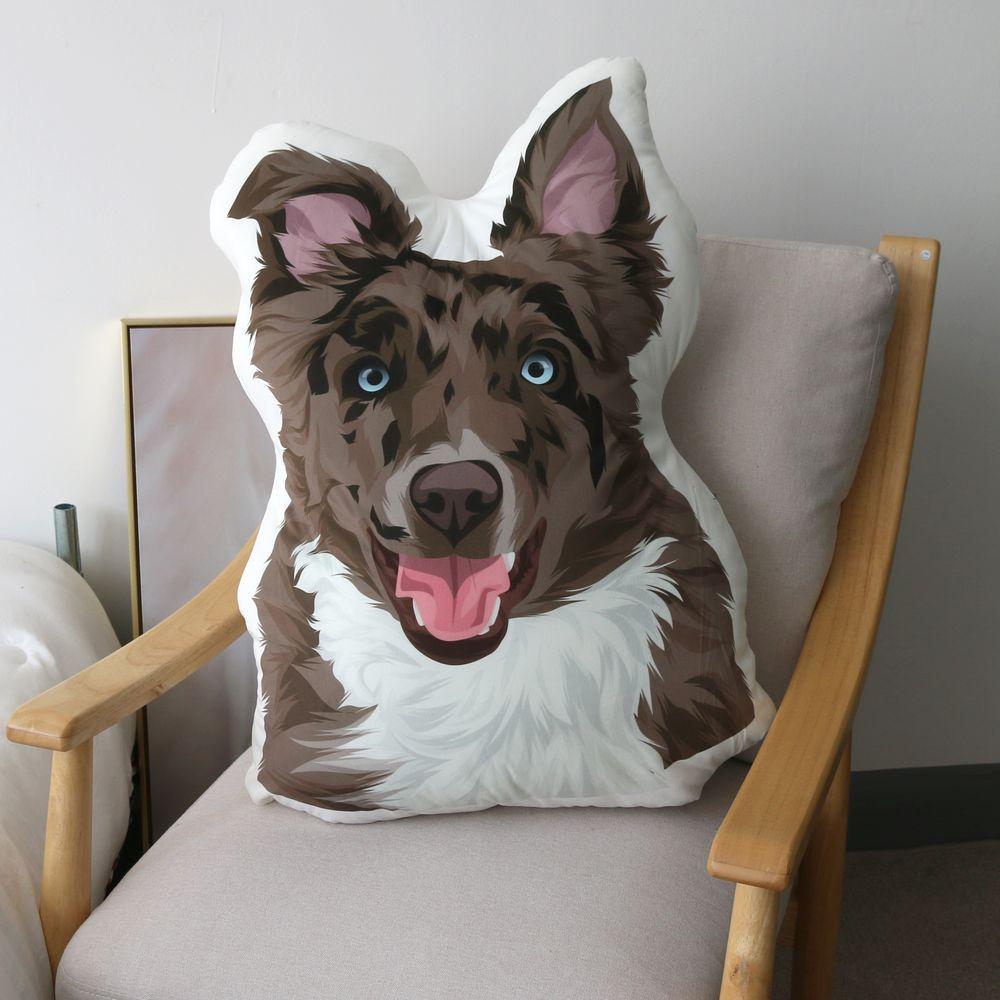 Custom dog cheap pillow picture