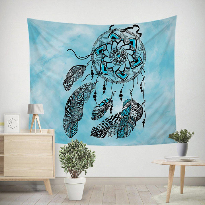 Namaste Dreamcatcher Blue Namaste Dreamcatcher Blue Tapestry