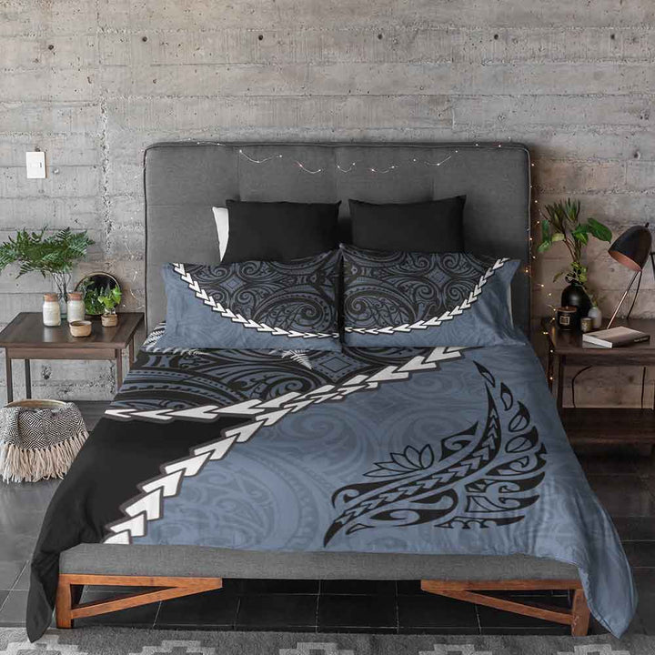 Tribal Warrior Tribal Warrior Grey Quilt Cover Set